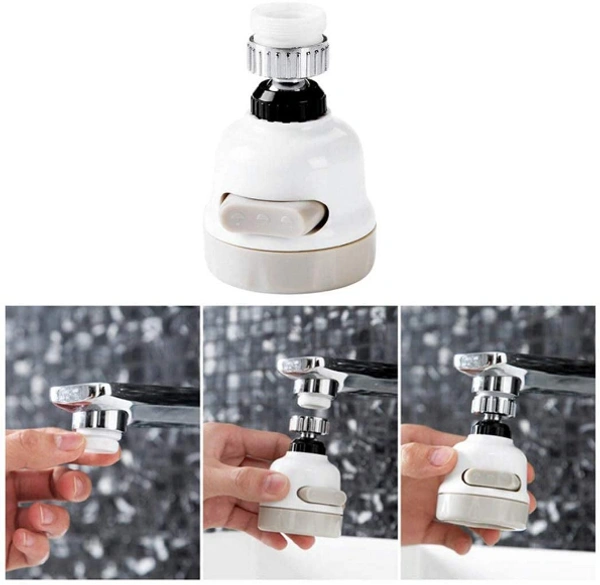  360 Degree Rotating Water-Saving Sprinkler, Faucet Aerator, 3-Gear Adjustable Head Nozzle Splash-Proof Filter Extender Sprayer for Kitchen Bathroom, Water Faucet Kitchen tap,Water Saving Nozzle (Health Faucet) 